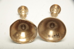 Skultuna Bruk, 1-par ljusstakar i mässing, N:o 18