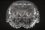Kristallskål, Slipad dekor