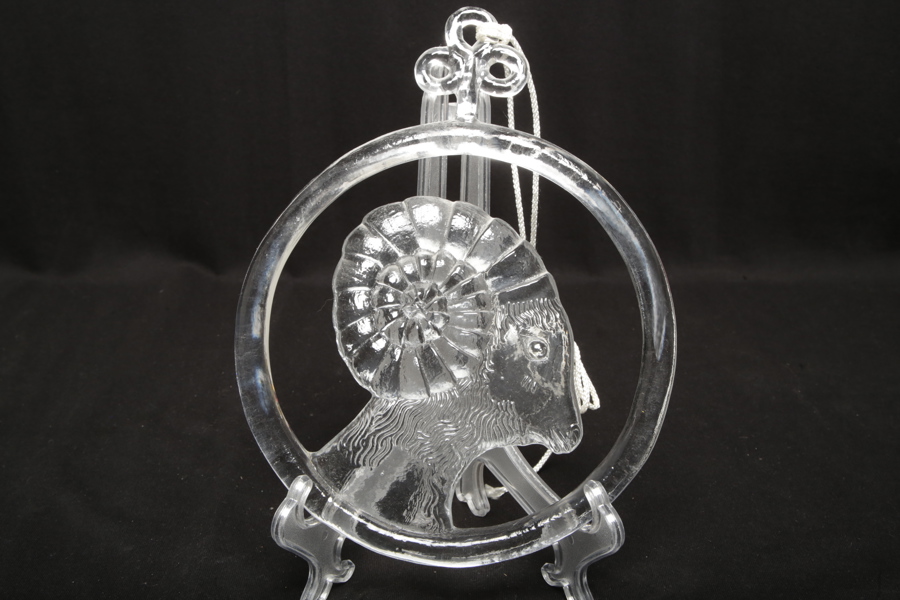 Kosta Boda-Bertil Vallien, Glasfönsterhängare från Zodiak-serien, 1970-tal 