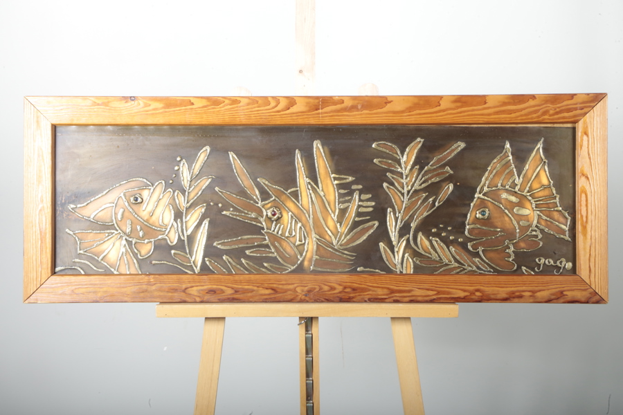 Koppartavla- Otydlig signatur