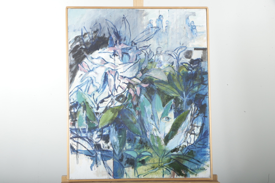 Olja på duk, Okänd konstnär, Signerad