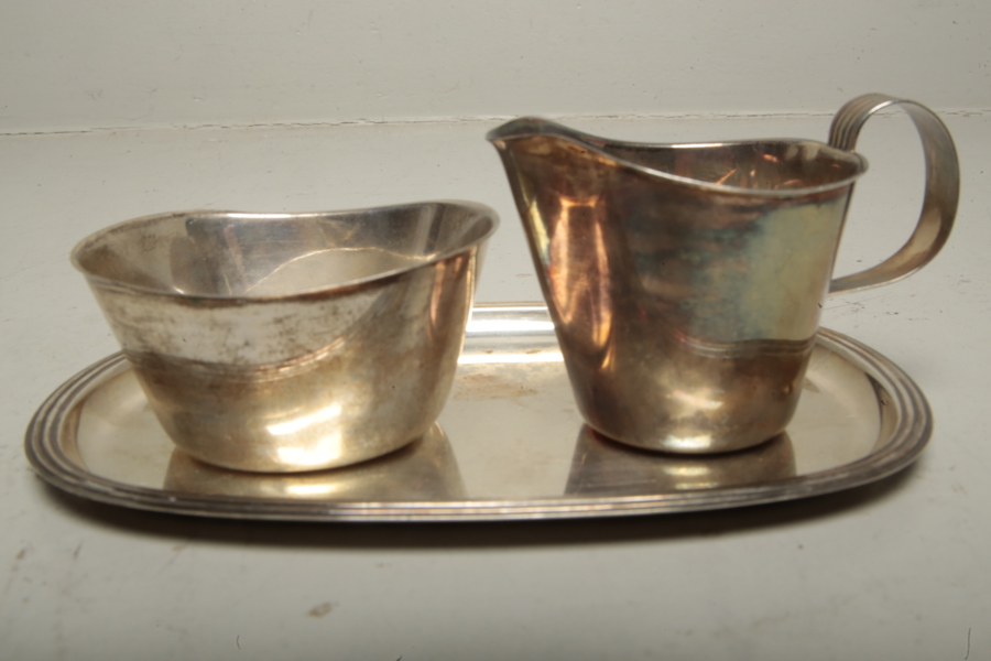 Silverset, Sterlingsilver C.G.H, 3-Delar,