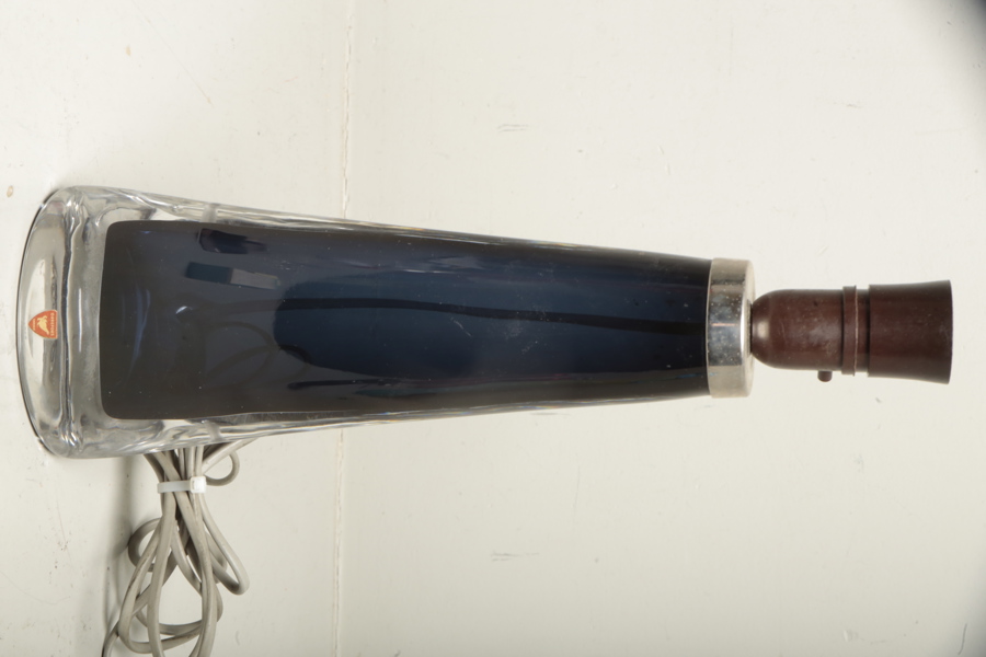 Orrefors- Carl Fagerlund, Lampfot, Signerad N:O 1566