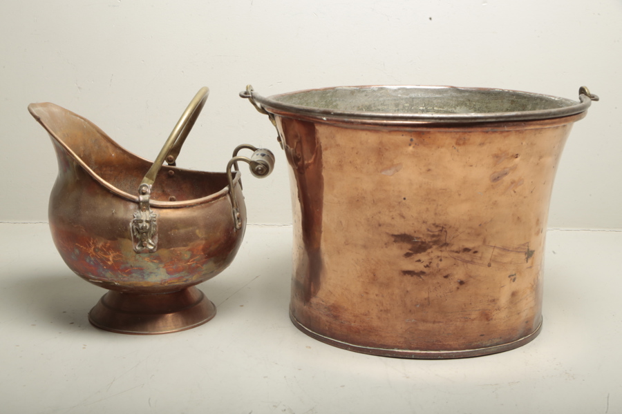 Kopparföremål, 2-Delar, 1800/1900-tal 