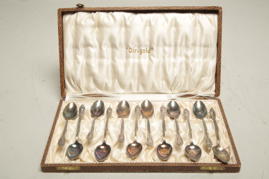 Kaffeskedar, Nysilver, 12st