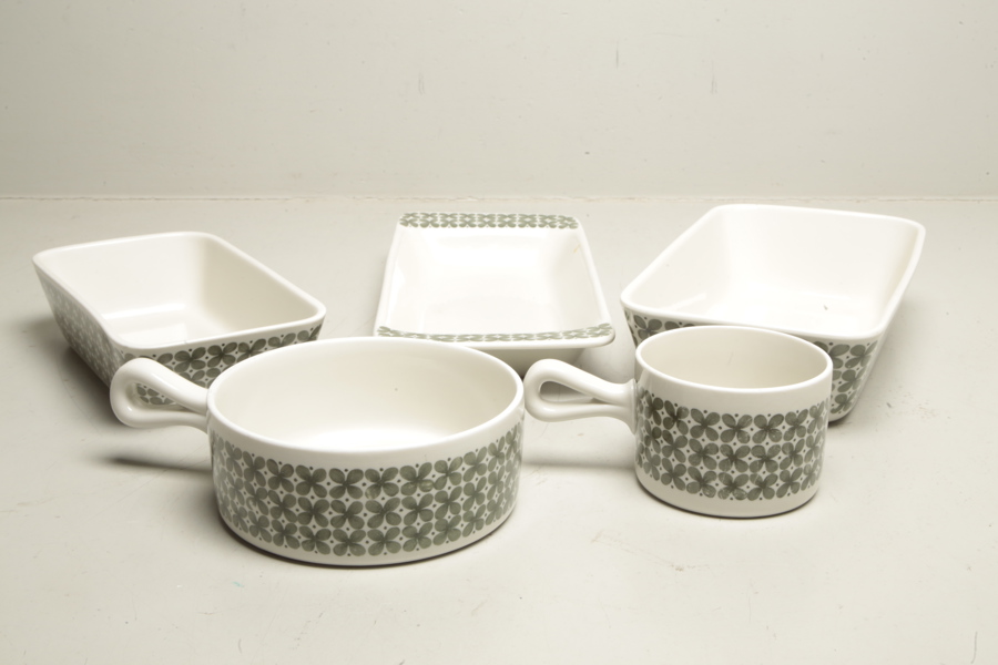 Rörstrand "Oliv" servisdelar