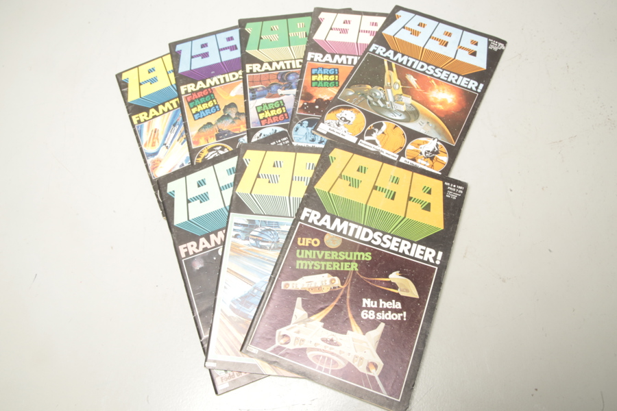 Serietidningar- "1999", 8st