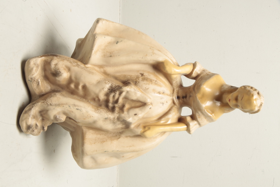 Figurin- "Kvinna med 2st hundar", 1900-tal