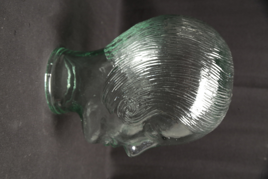 Skulptur, "Huvud" i glas, 1900-tal