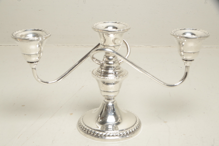 Kandelaber i sterlingsilver, "Cornwell Watrous"