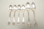Silverskedar, 6st,  Svenskt stämplad silver , 1900-tal