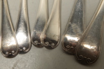 Silverskedar, 6st,  Svenskt stämplad silver , 1900-tal