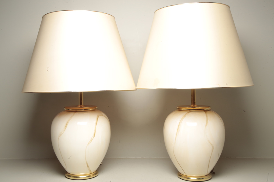 Bordslampor, 1-par, 1900-tal