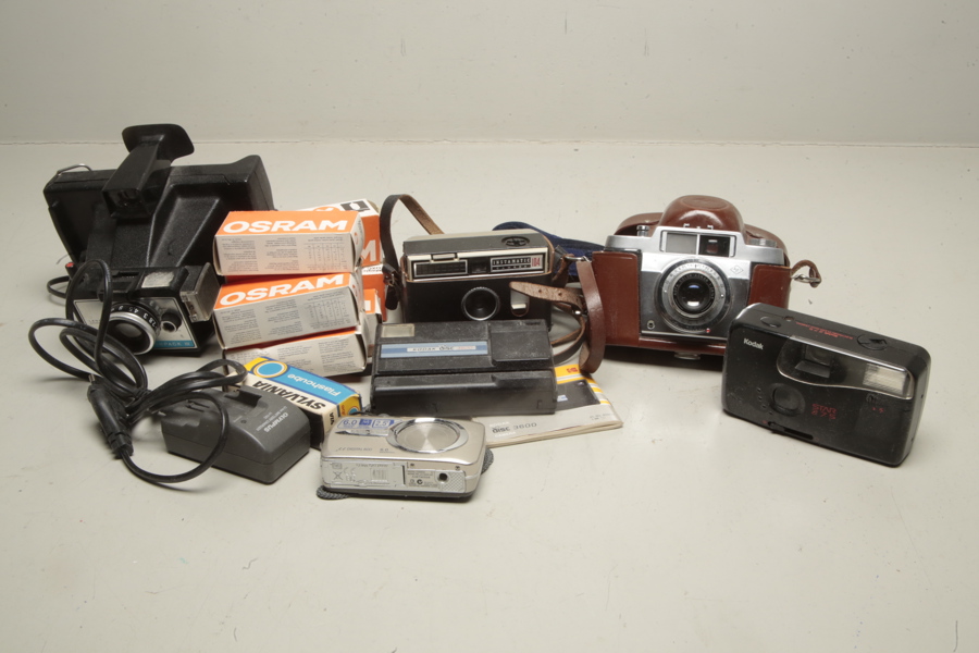 Kameror- Diverse, bl.a. Polaroid Colorpack 3