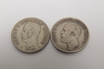 Mynt- 2st Tvåkrona, (1876) & (1910)