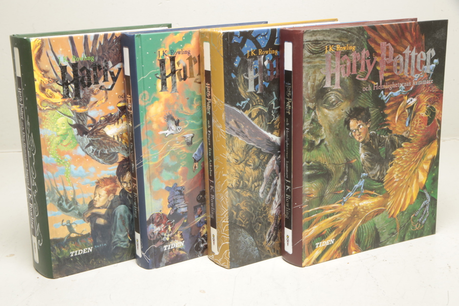 Böcker- Harry Potter, 4st