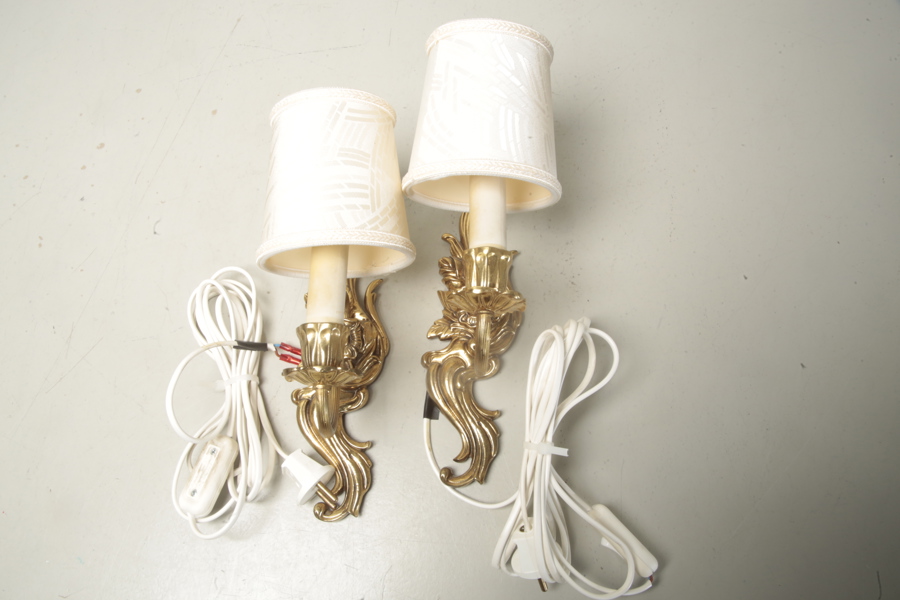 Vägglampor, 1-par, 1900-tal