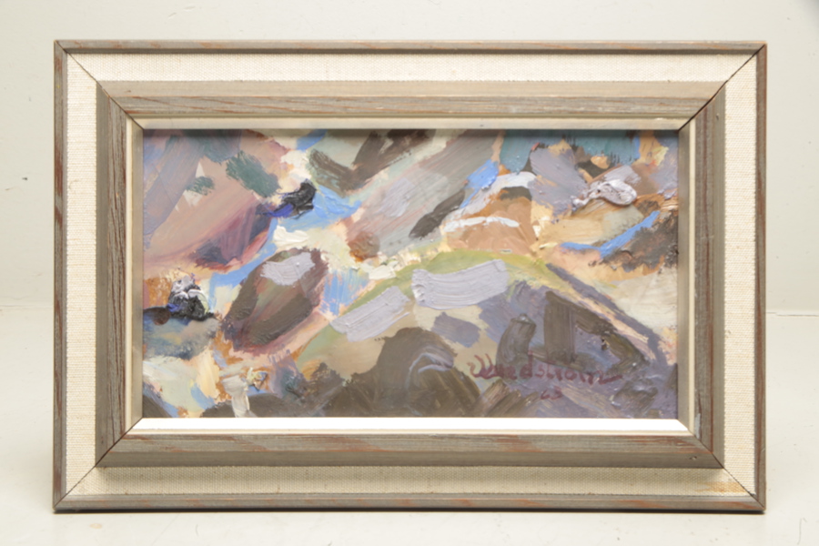 Wiktor Lundström, Olja på pannå, Signerad- 63