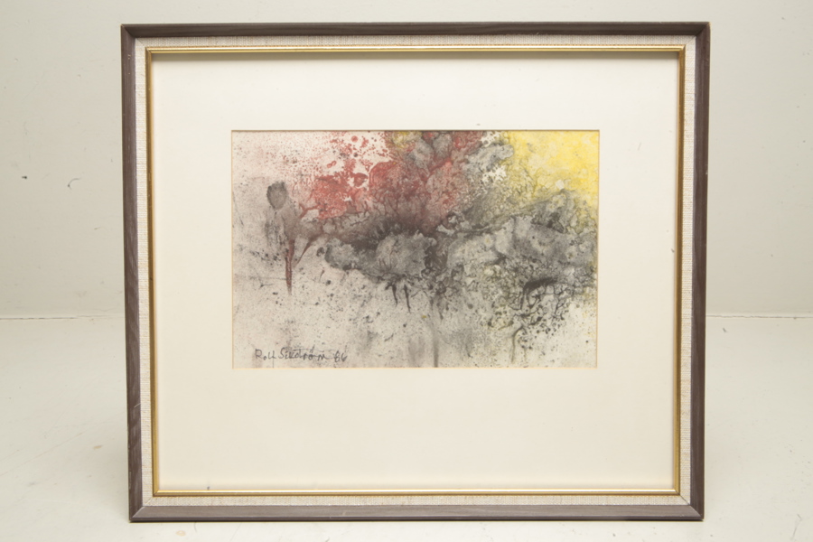 Rolf Sikström- Akvarell, Signerad- 86