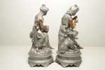 Skulpturer, 1-par, Brons, 1800/1900-tal 