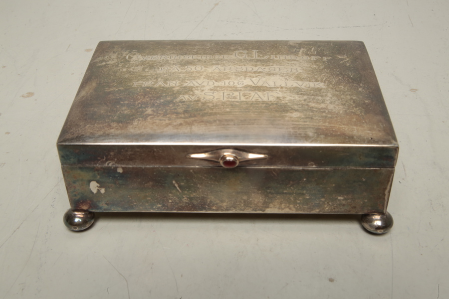 Silver- Cigarettetuie