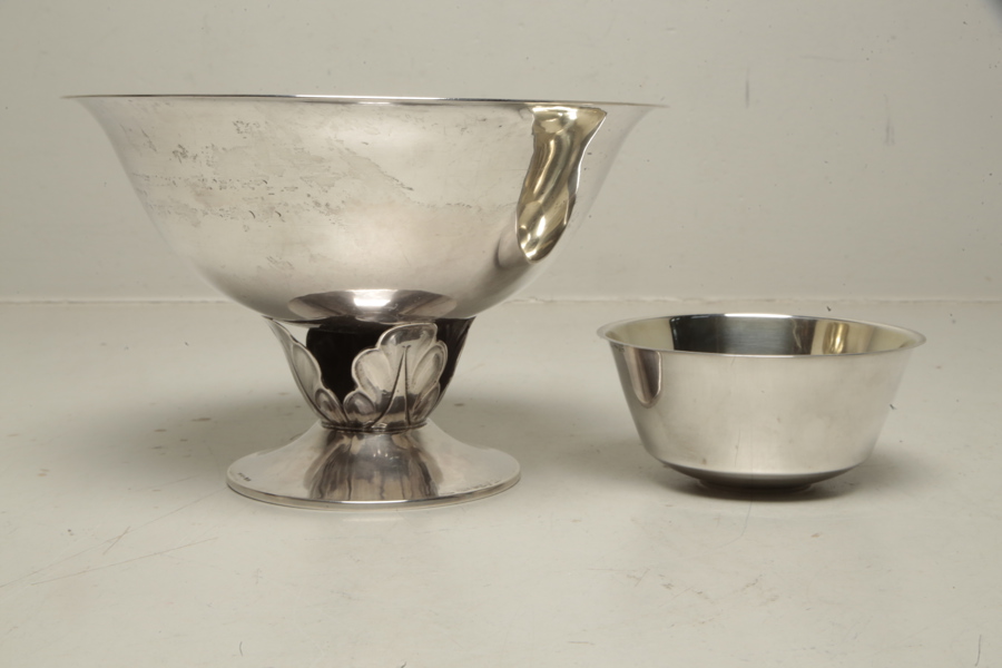 Silverskålar, 2st