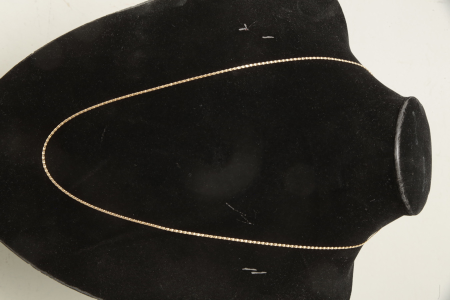 18K Guld, Halskedja "X-Länk"