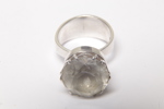 Silverring med Bergskristall, "GK 1960"