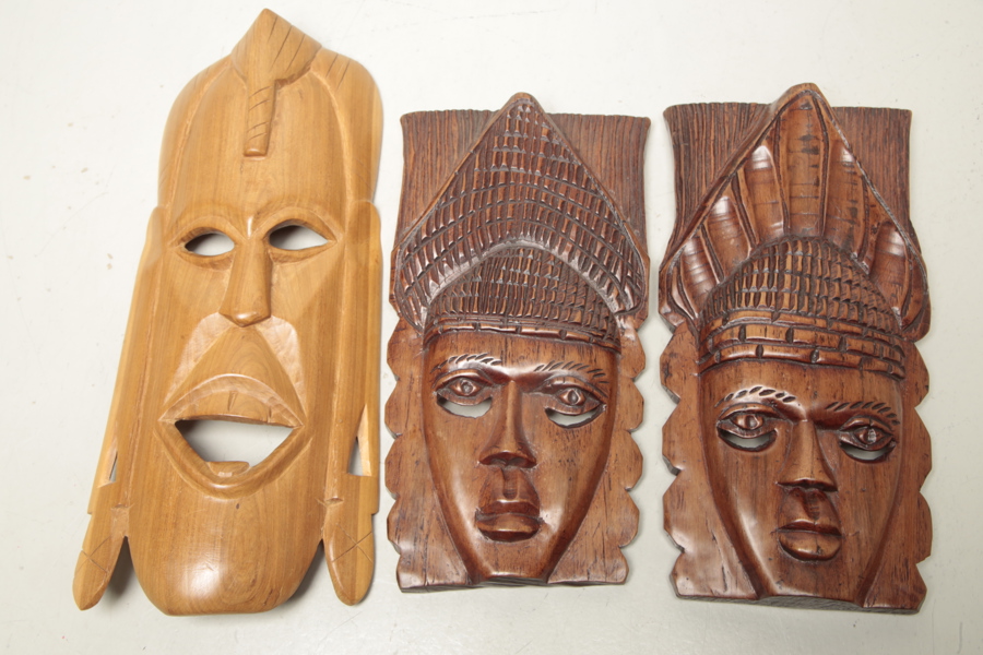 Masker- Afrika, 3st