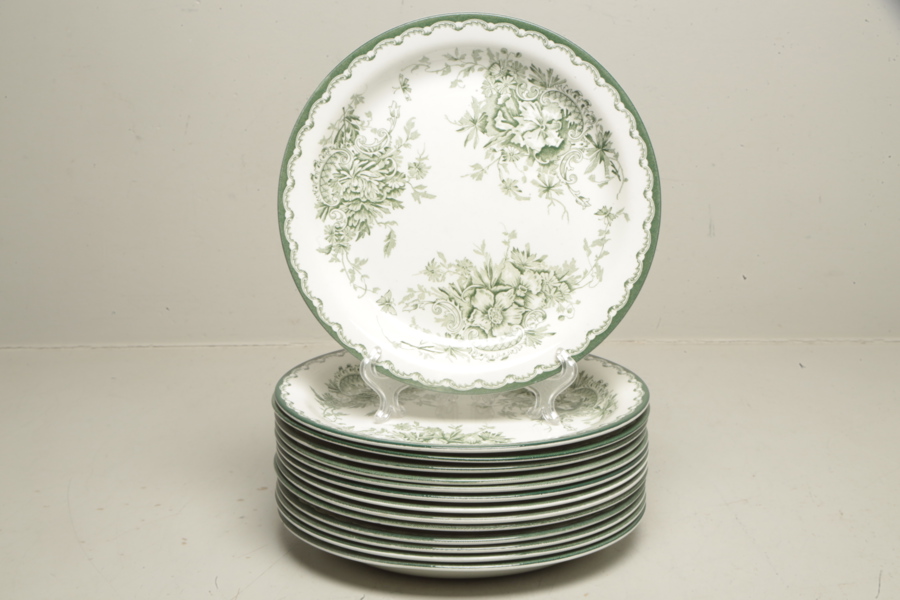 Servisdelar, Rörstrand- Grön Anna, 14-Delar