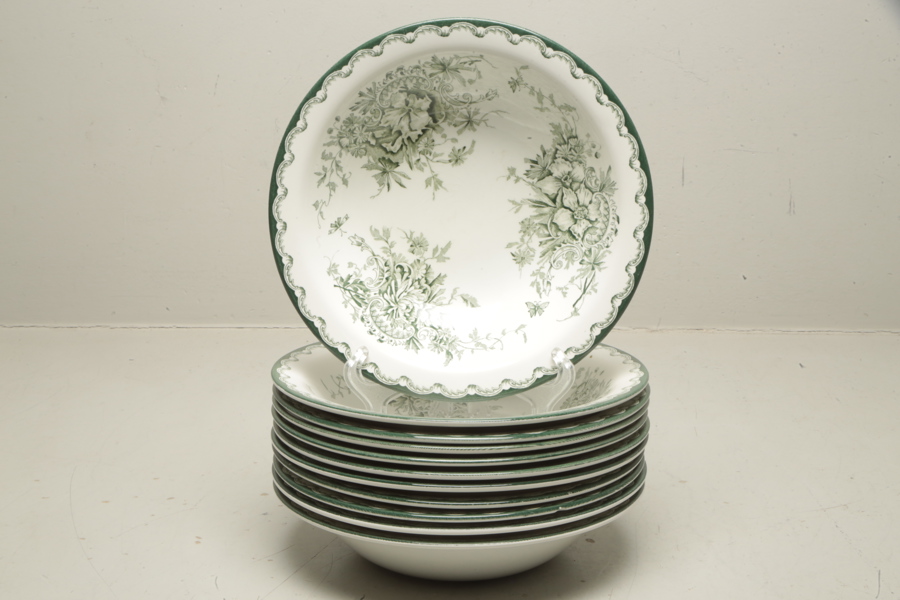 Servisdelar, Rörstrand- Grön Anna, 11-Delar