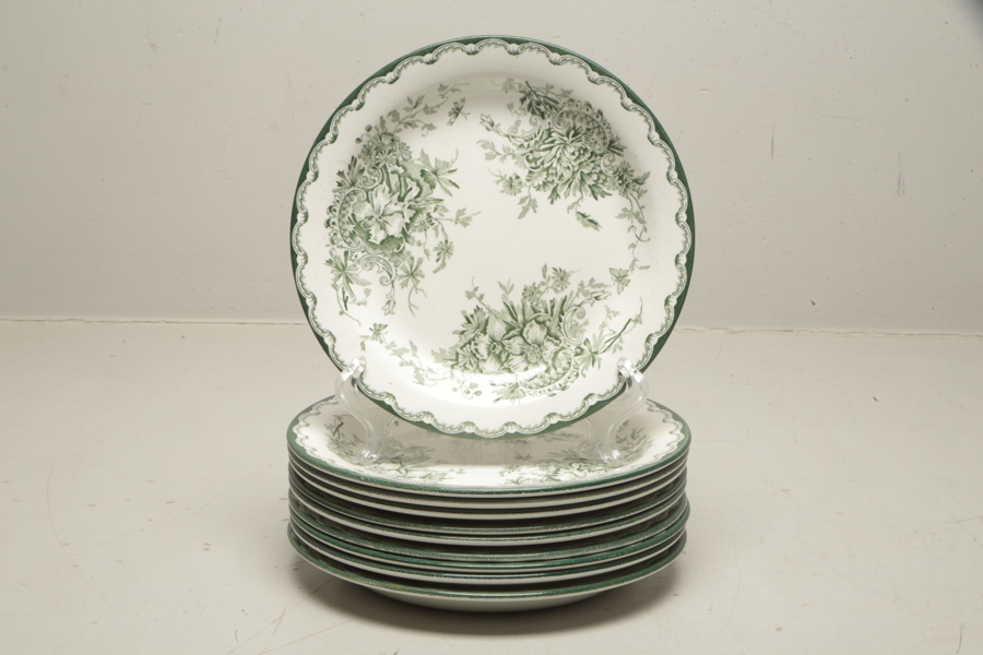 Servisdelar, Rörstrand- Grön Anna, 10-Delar