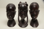 Figurer, 3st, "Afrikanska ansikten"