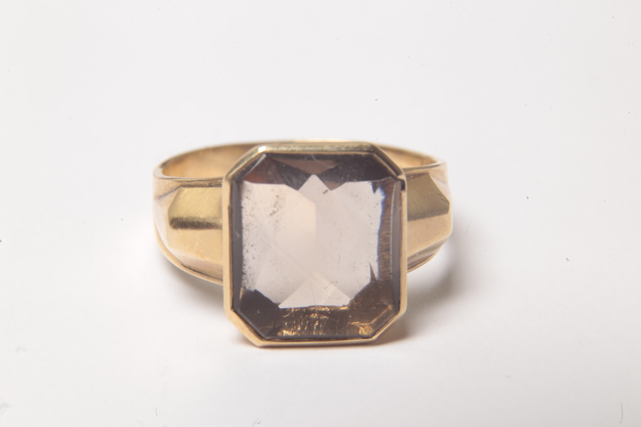 18K Guldring/ Klackring