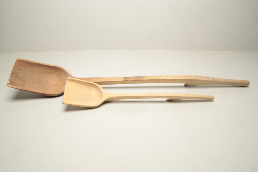 Träföremål, 2st slevar