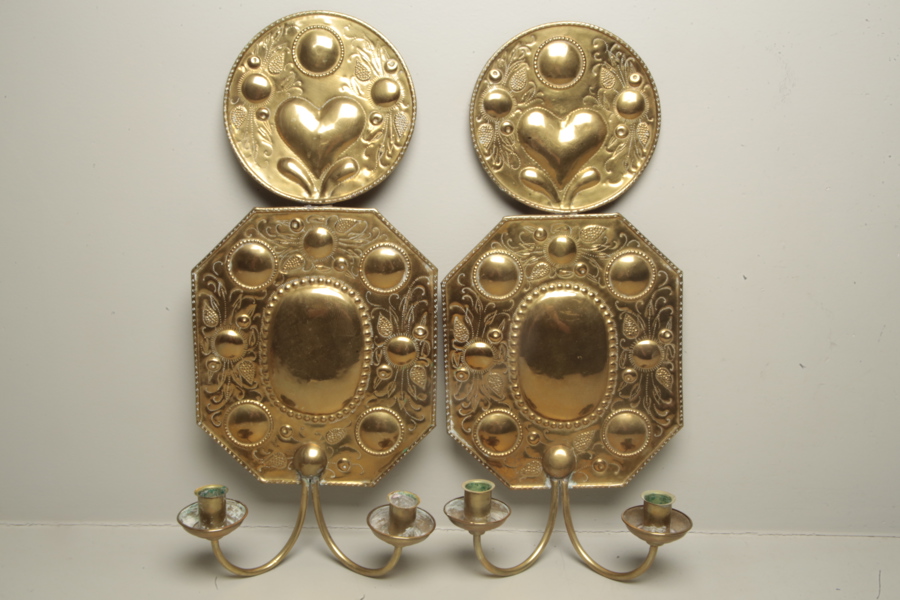 Ljusplåtar, 1-par, 1800/1900-tal