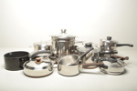 Rostfri- Diverse, Kastruller m.m. 