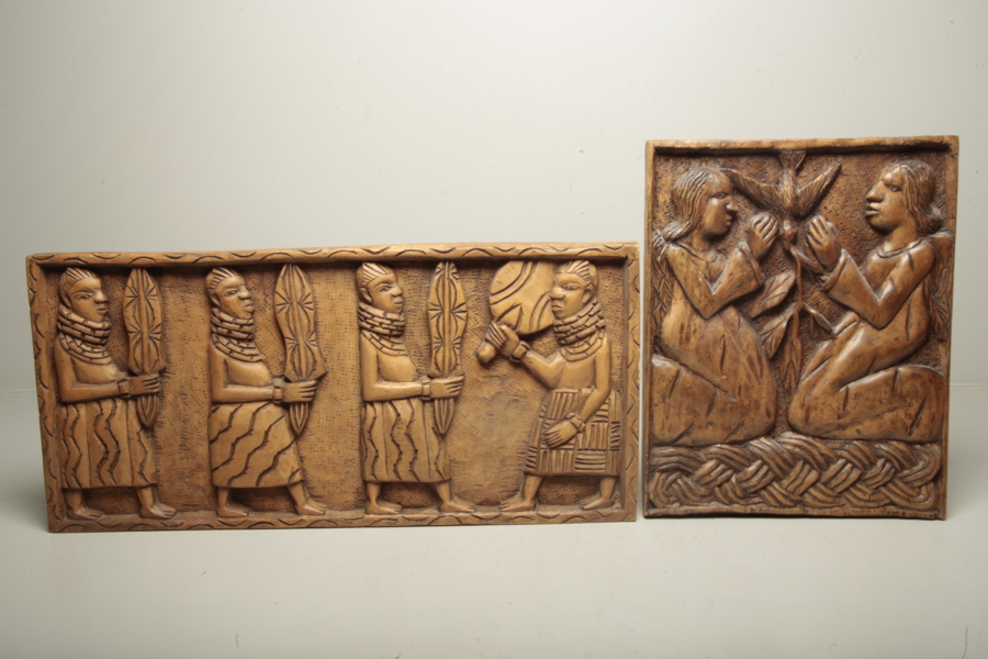 Väggrelief, 2st, 1900-tal