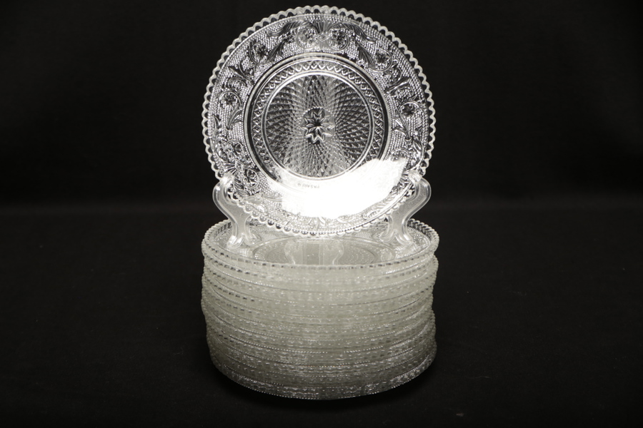 Hazel Atlas Glas- 12st Assietter