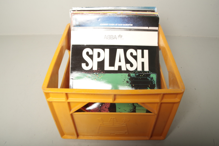 Vinylskivor- LP, Med tillhörande plastback