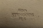 EGO Stengods, Väggrelief "påfågel", Design: Heinz Schlichting