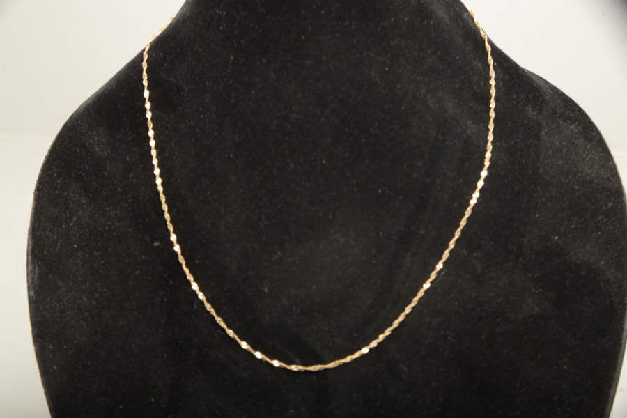 18K Guldkedja