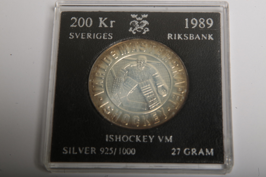 Sterlingsilver, Samlarmynt- "200kr"