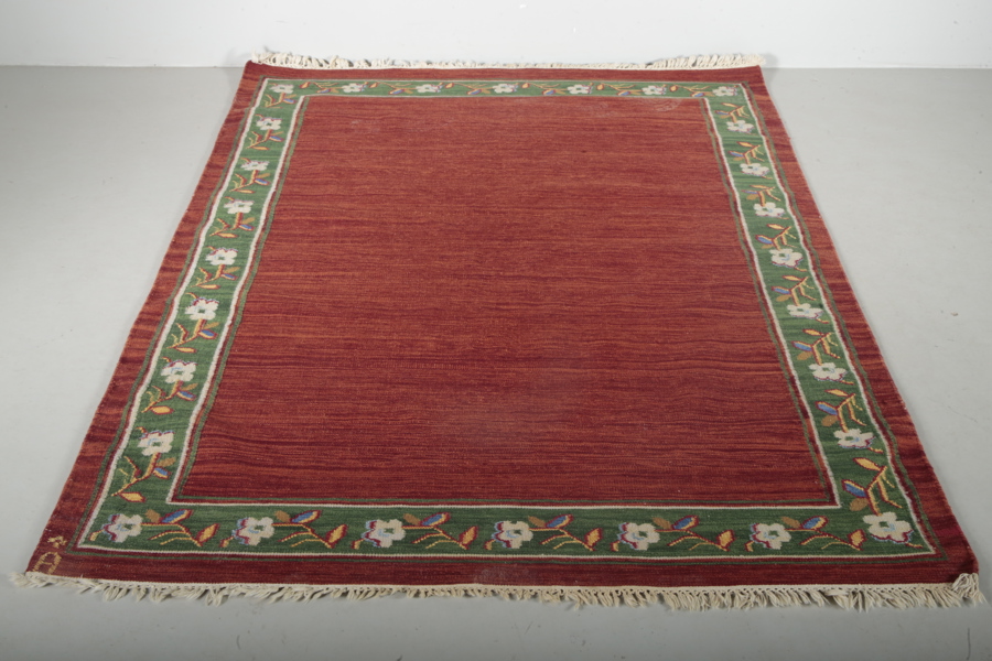 Röllakanmatta, Design: Anna-Johanna Ångström, Signerad: "Å"