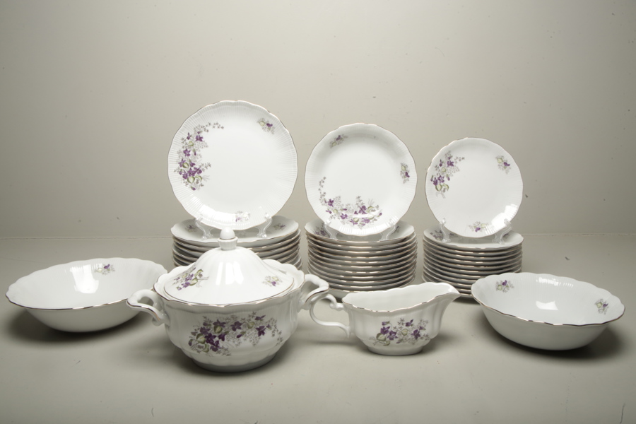 Matservis- "Alfreda Blocho" 40-Delar