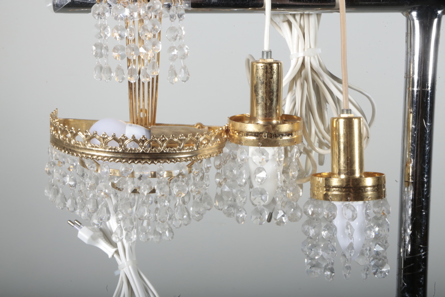 Fönsterlampor, 1-par, 1900-tal & Vägglampa, 1st