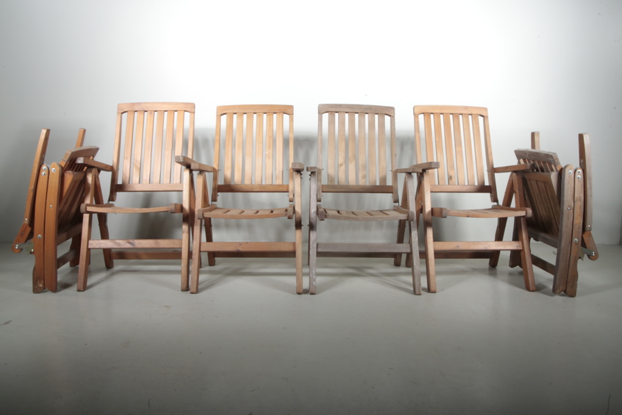 Trädgårdsstolar, 6st, "Garden Furniture Sweden"