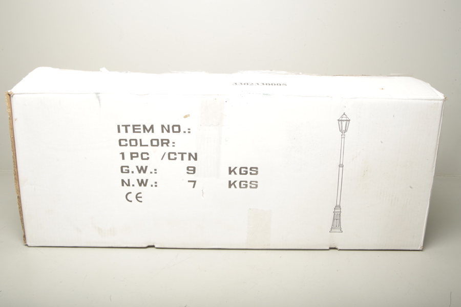 Trädgårdslampa, 1st, Färg: VIT