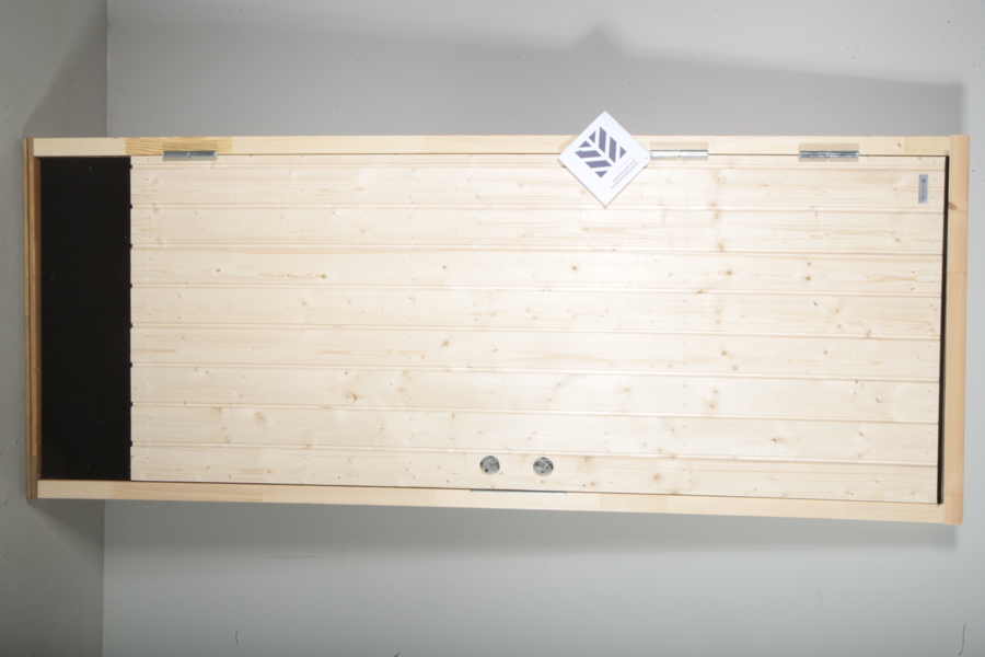 Förrådsdörr, Varm Trä, 8x20, V-Hängd