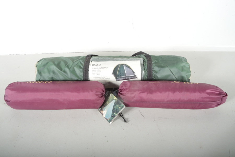 Kupoltält, 2-manna- "Hamra" & 2st Myggnät